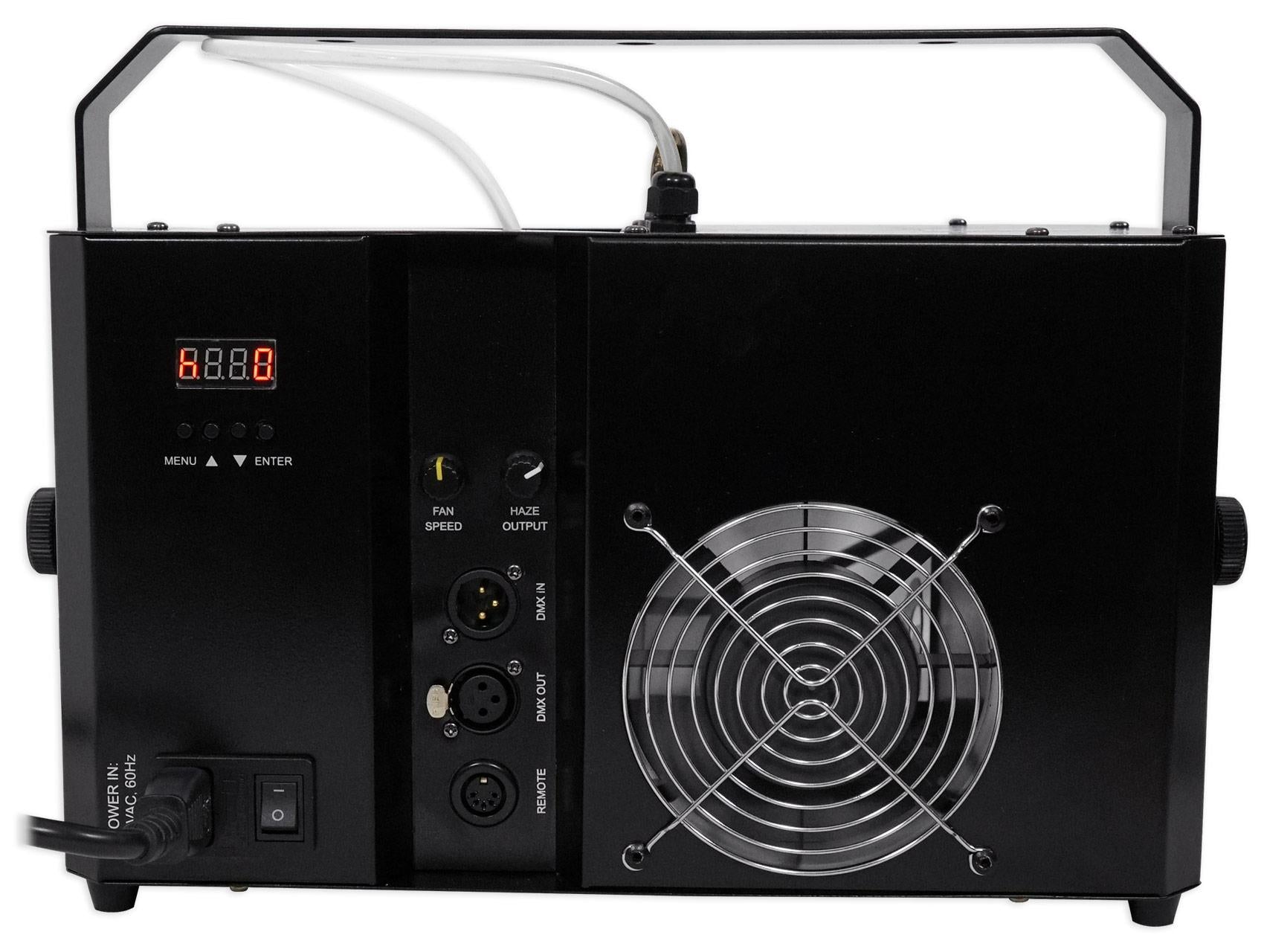 Chauvet Hurricane Haze 4D DMX Water Based Haze Machine+Remote+(2) Gallons Fluid