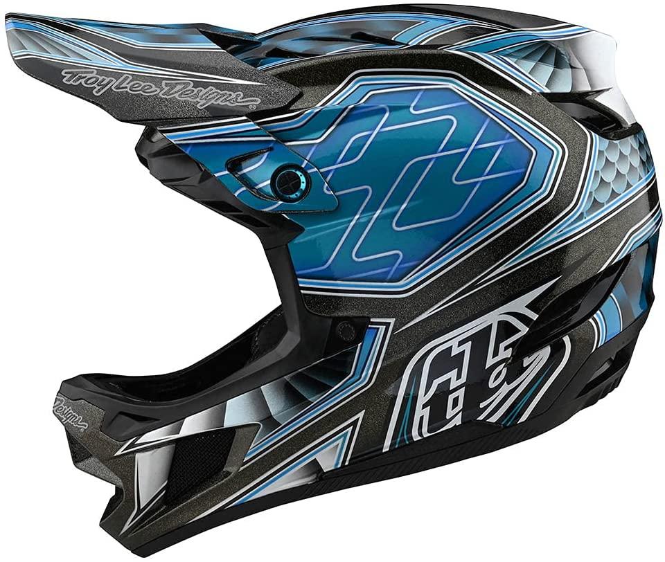 Troy Lee Designs Adult|Downhill|Mountain Bike|BMX|Full Face D4 Composite Helmet Low Rider W/MIPS (Teal, XS)