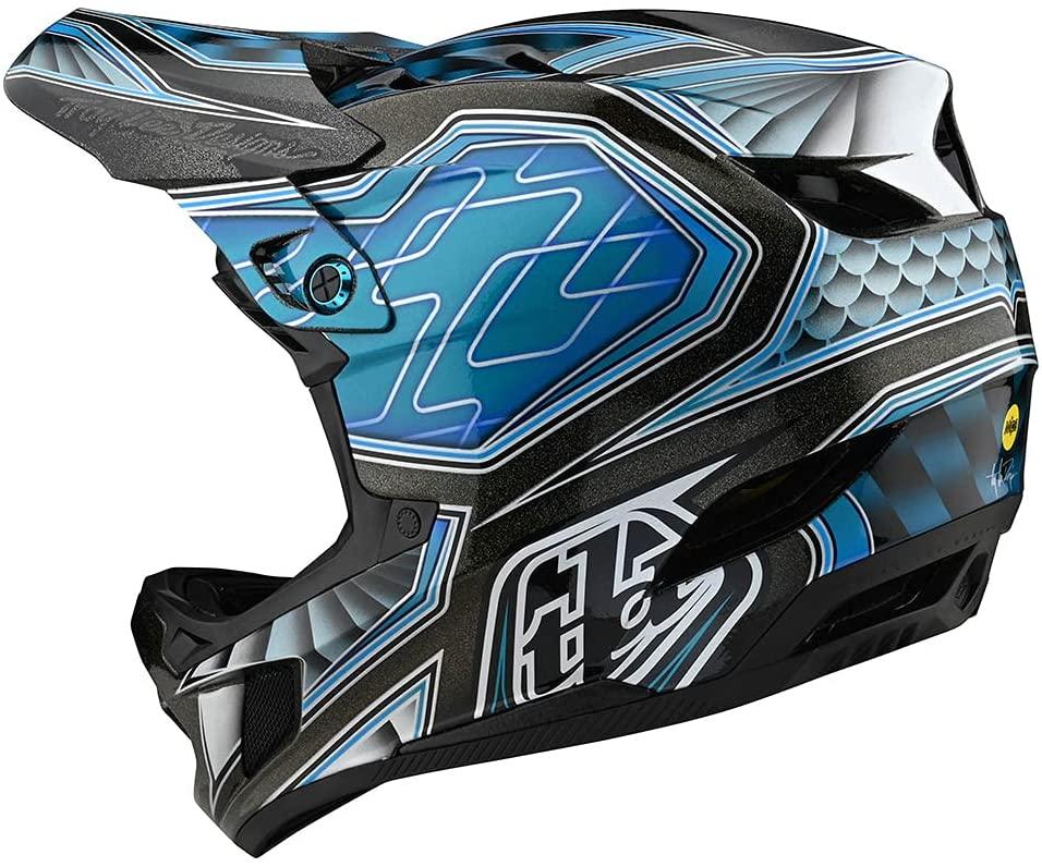 Troy Lee Designs Adult|Downhill|Mountain Bike|BMX|Full Face D4 Composite Helmet Low Rider W/MIPS (Teal, XS)