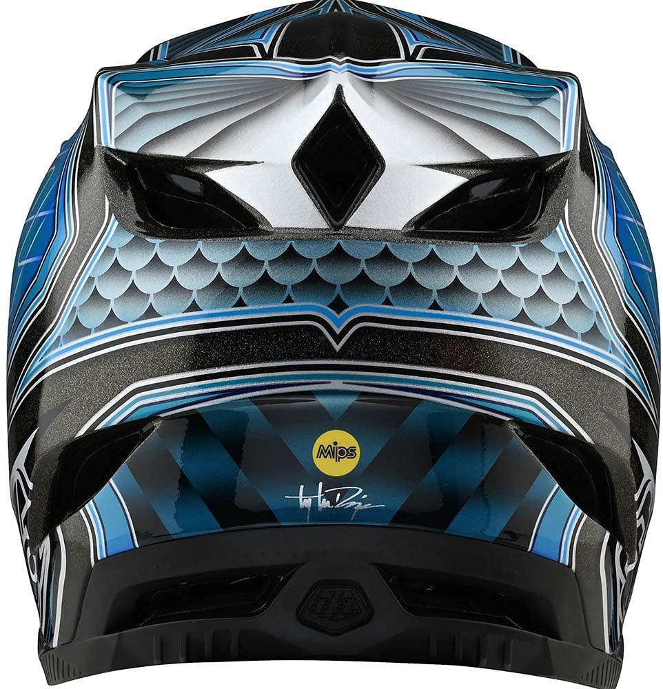 Troy Lee Designs Adult|Downhill|Mountain Bike|BMX|Full Face D4 Composite Helmet Low Rider W/MIPS (Teal, XS)