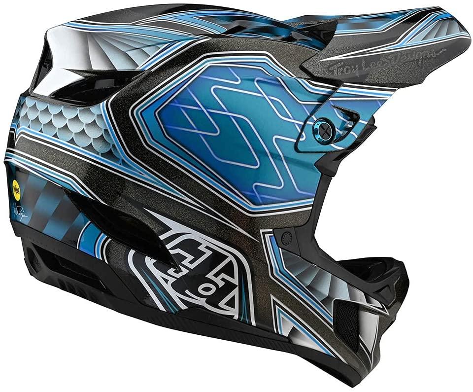 Troy Lee Designs Adult|Downhill|Mountain Bike|BMX|Full Face D4 Composite Helmet Low Rider W/MIPS (Teal, XS)