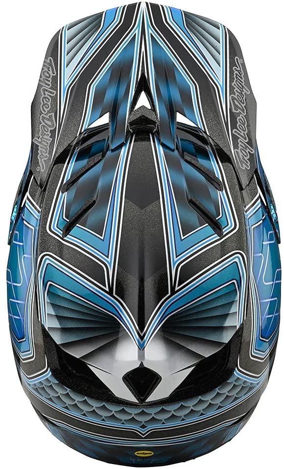 Troy Lee Designs Adult|Downhill|Mountain Bike|BMX|Full Face D4 Composite Helmet Low Rider W/MIPS (Teal, XS)