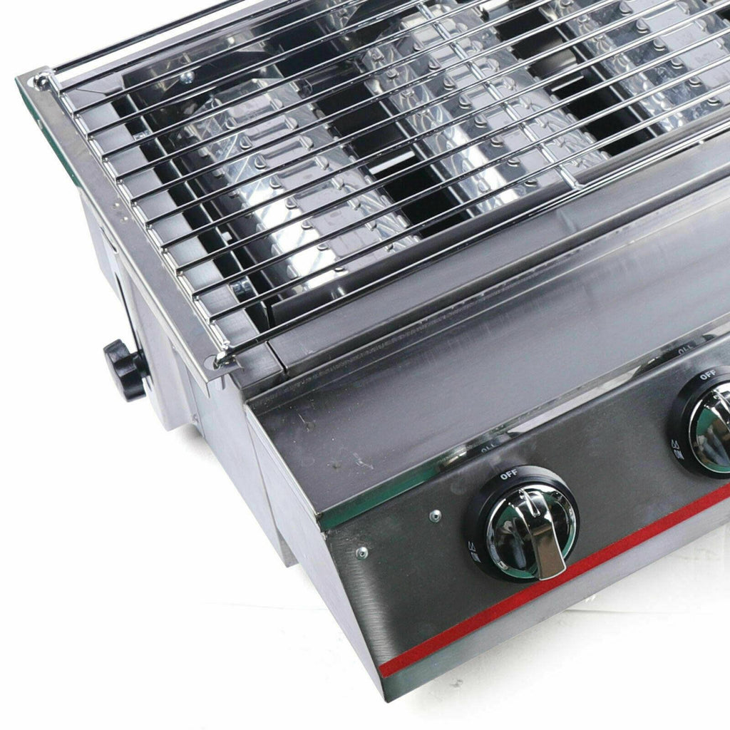Commercial Lpg Gas Bbq Grill With 8 Burners Portable Gas Barbecues Griddle
