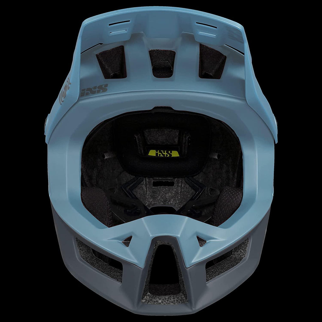 IXS Unisex Trigger FF (Ocean,S/M)- Adjustable with Compatible Visor 54-58cm Adult Helmets for Men Women,Protective Gear with Quick Detach System & Magnetic Closure