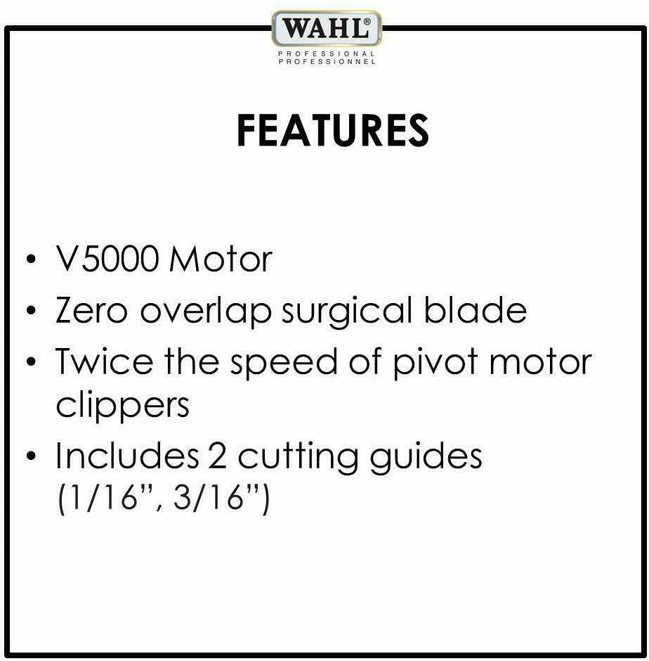 Wahl Legend 5 Star Series Professional Barbershop Corded Hair Clipper Genuine