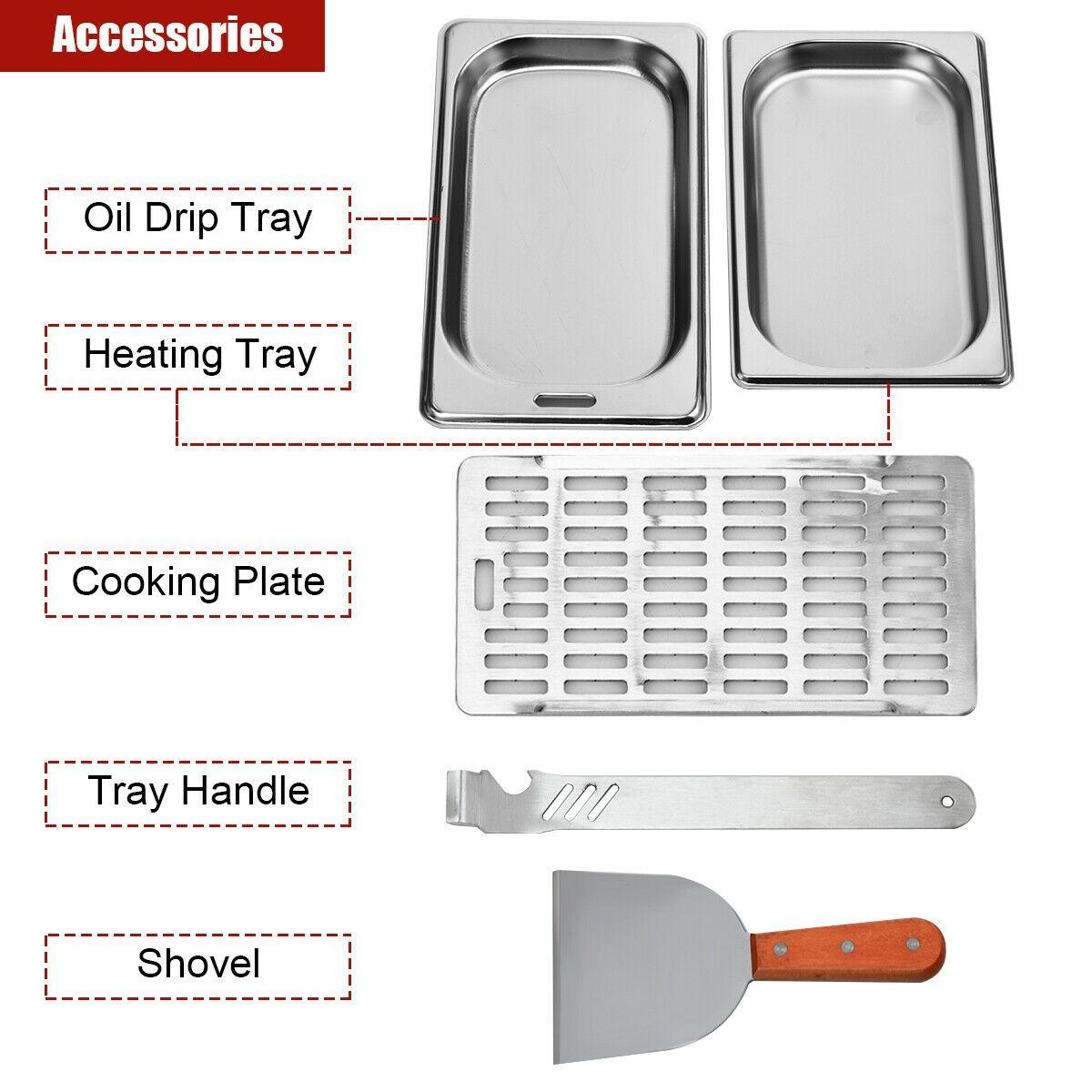 Propane Infrared Steak Grill Bbq  Steel Single Burner