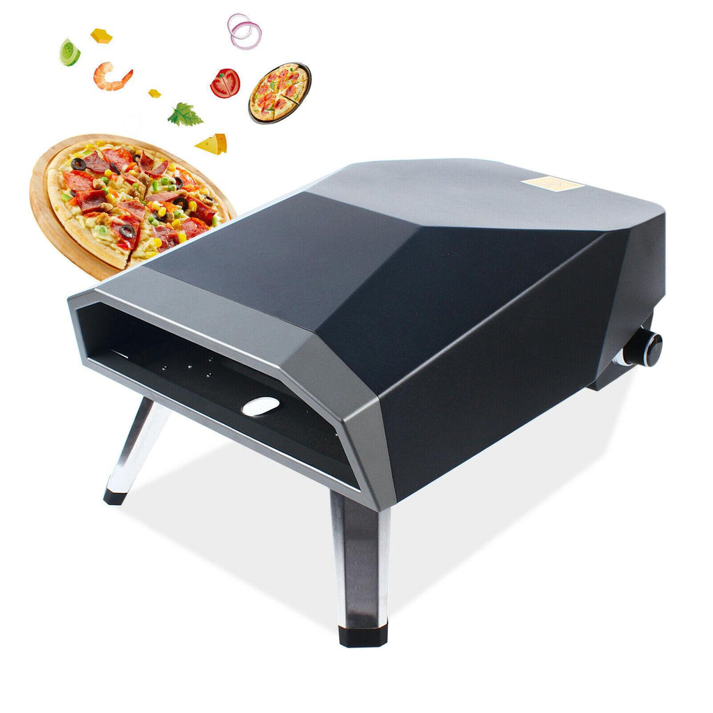 Aluminum Tabletop Pizza Oven 12" Pizza Maker Portable Oven Gas Oven Fast Heating