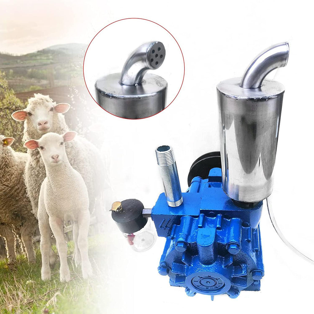 Electric MilMachine Portable Vacuum Pump  Steel Cow Milker for Cow MilMachine Milker Bucket Tank Barrel 220 L/min