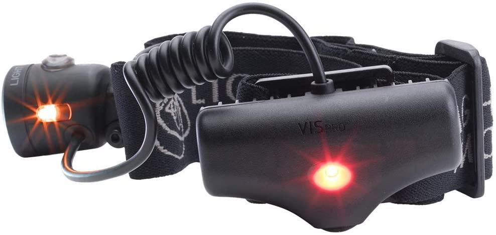 Light & Motion Vis 360 Pro Plus, Ideal for commutes, and Great for The Trail Too. 360 Degrees of Coverage with This Helmet-Mounted Headlight/taillight Combo. Includes headstrap for Off-The-Bike use.