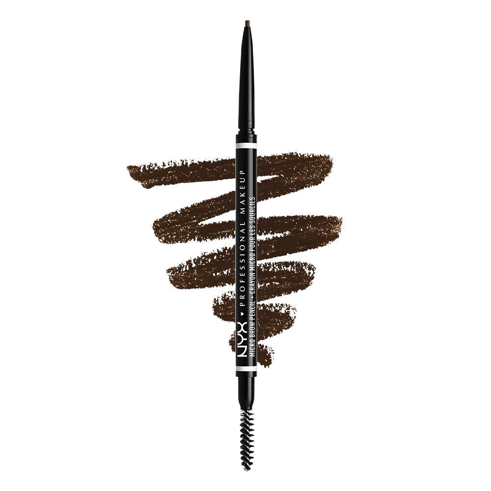 NYX PROFESSIONAL MAKEUP Epic Ink Liner, Waterproof Liquid Eyeliner - Black, Vegan Formula &amp; Micro Brow Pencil, Eyebrow Pencil - Espresso