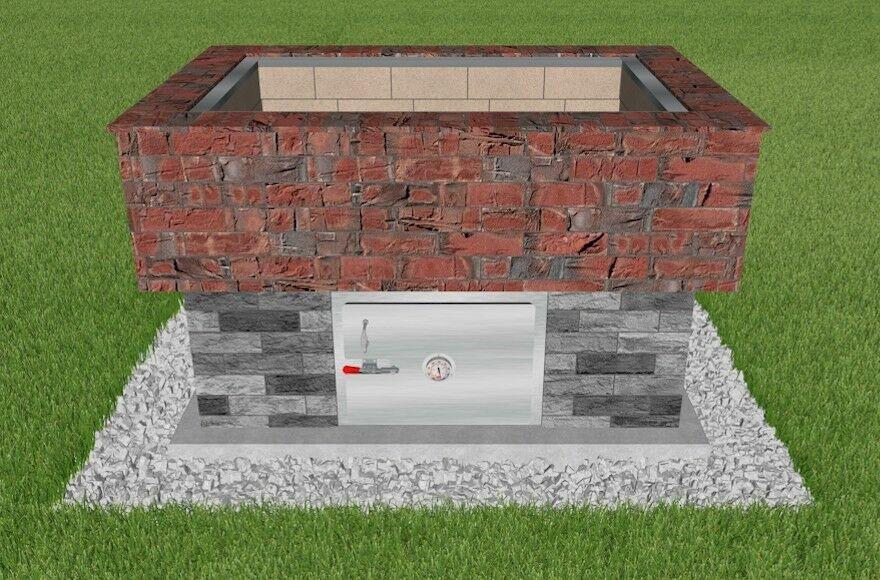 BrickBox - Grill Grate •  Steel Grill • Fire Pit Grill Grate