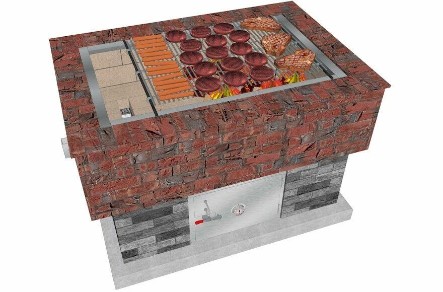 BrickBox - Grill Grate •  Steel Grill • Fire Pit Grill Grate
