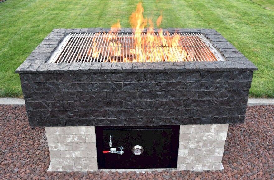 BrickBox - Grill Grate •  Steel Grill • Fire Pit Grill Grate