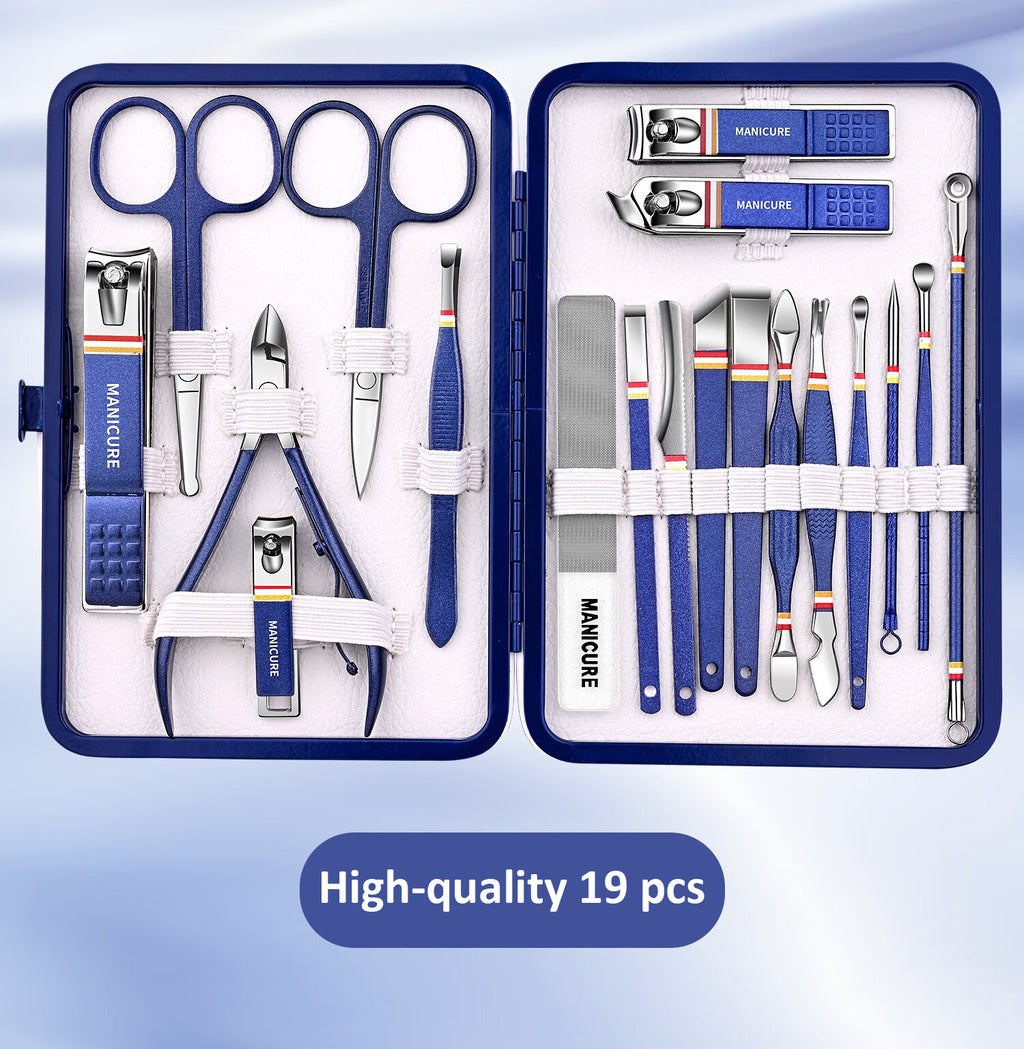 Manicure Set,  Steel Toe Finger Nail Clipper Nail Files Nail Cutter, Personal Care Tools, For Men Women