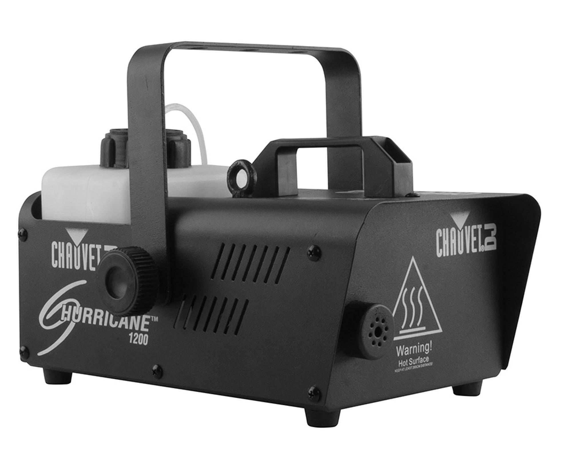 CHAUVET DJ Hurricane 1200 1.0 L Fog Machine + H700 Fog Machine + Fog Smoke Juice
