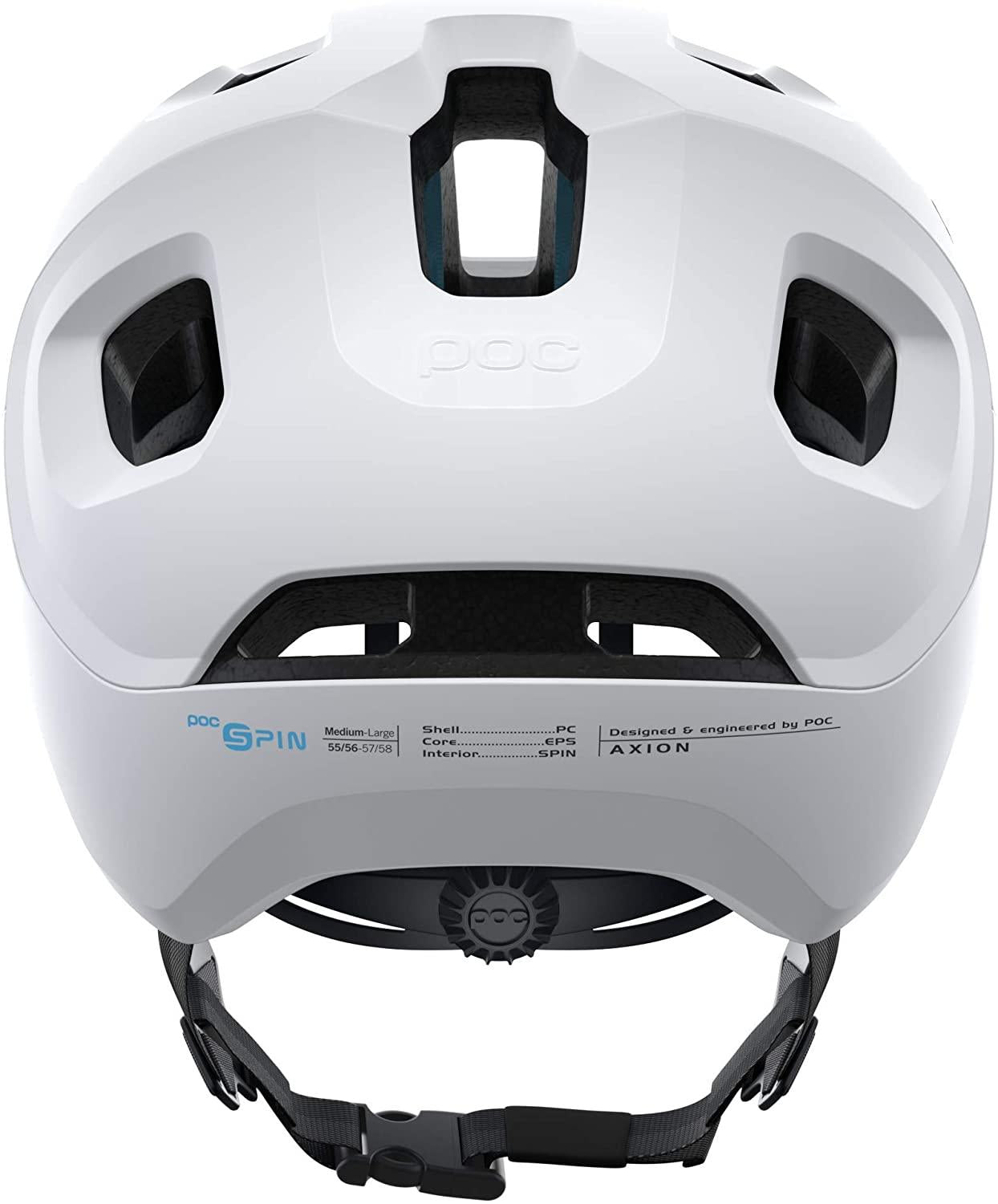 POC Axion Spin Helmet Matt White, XL/XXL