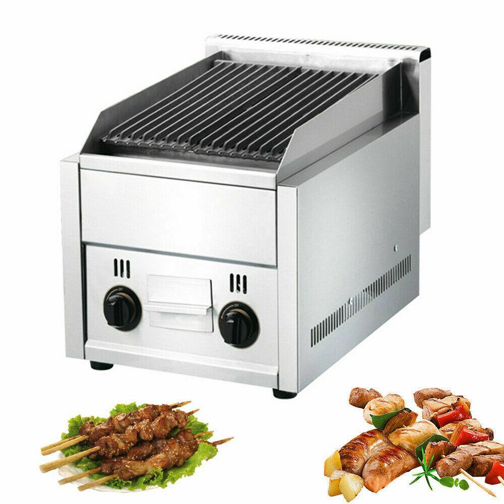 Lava Rock Grill BBQ Gas Stratus Char Gas Broiler Shawarma Machine tea restaurant