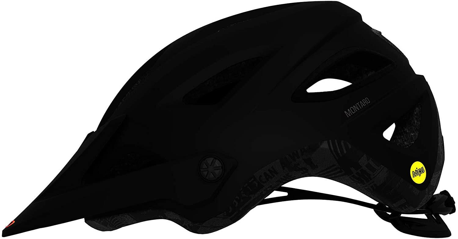 Giro Montaro MIPS Adult Mountain Cycling Helmet - Medium (55-59 cm), Matte Black Hypnotic (2020)