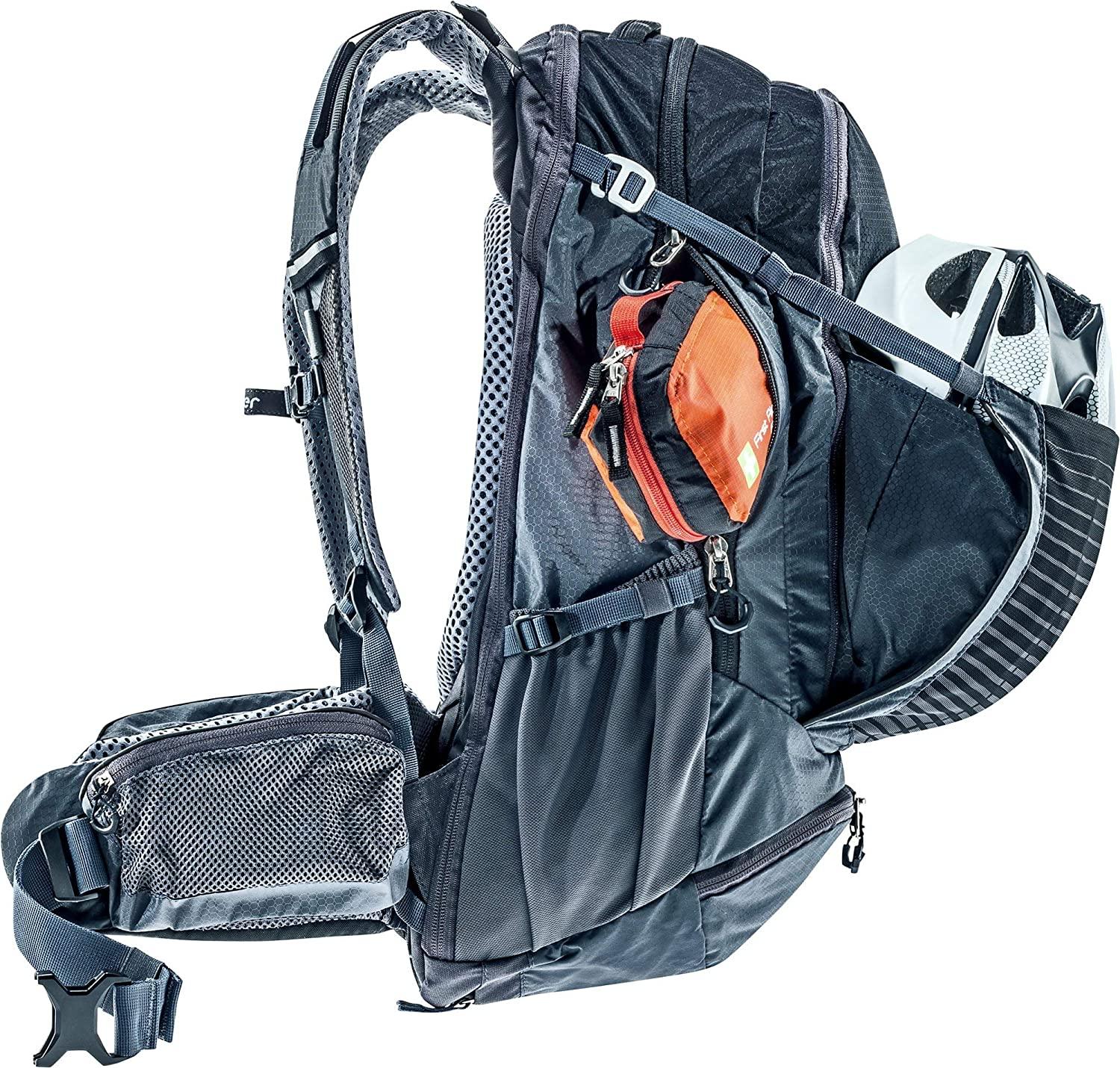 DEUTER Unisex – Adult's Trans Alpine Pro 28 Bicycle Backpack, Black (Black Graphite), 28l
