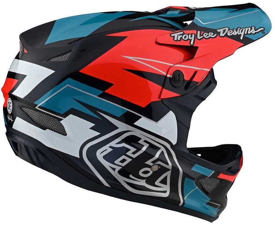 Troy Lee Designs Adult | Downhill | Mountain Bike | BMX | Full Face D3 Fiberlite Helmet Vertigo