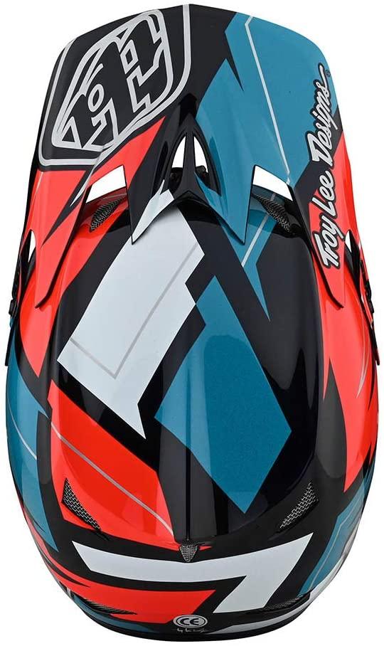 Troy Lee Designs Adult | Downhill | Mountain Bike | BMX | Full Face D3 Fiberlite Helmet Vertigo
