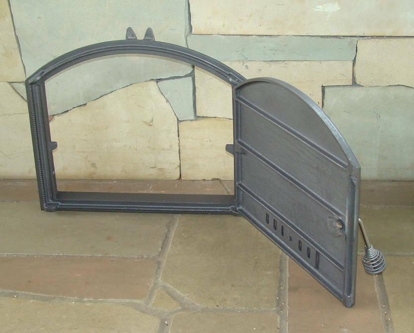 Cast Iron pizza oven door | bread oven doors | fire door | 485x410mm