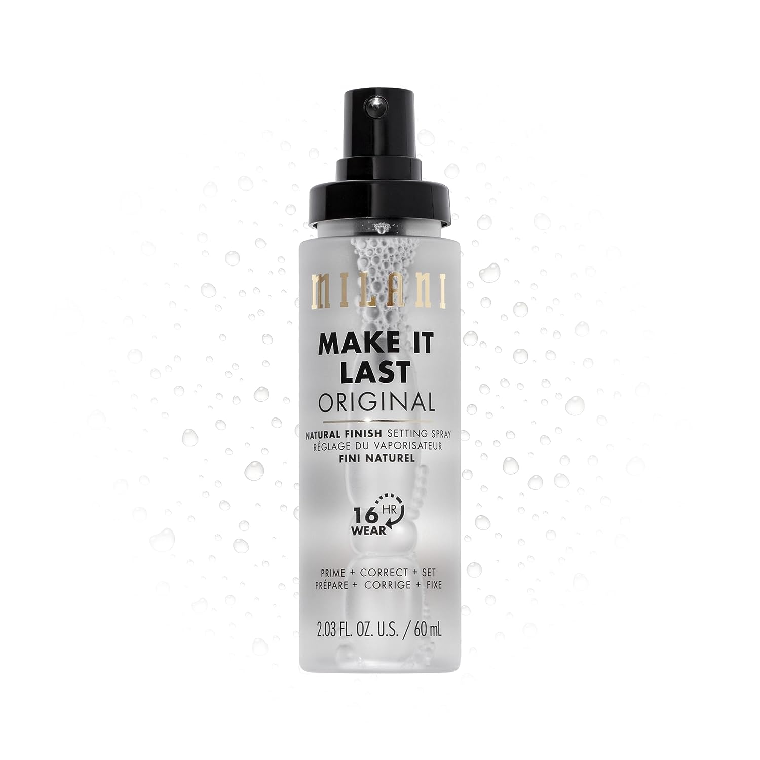 Milani Make It Last 3-in-1 Setting Spray and Primer- Prime + Correct + Set (2.03 Fl. Oz.) Makeup Finishing Spray and Primer - Long Lasting