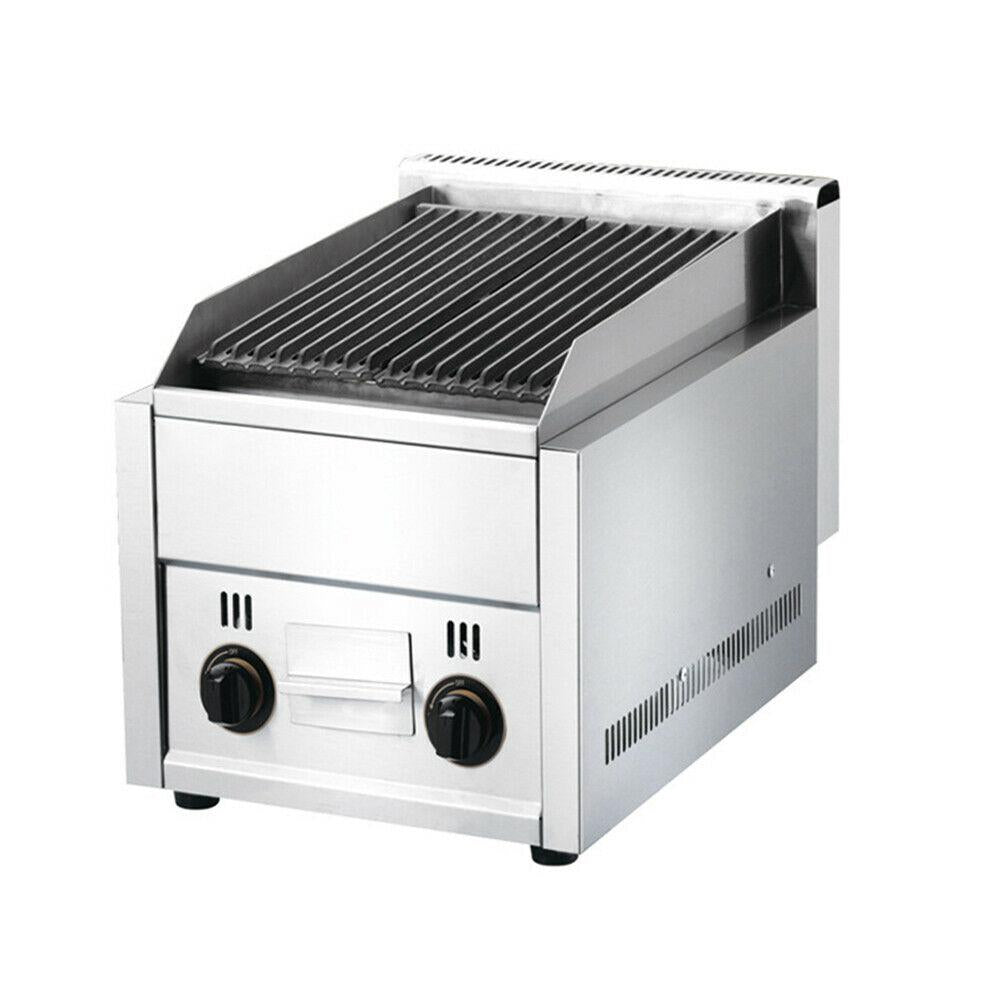 Commercial Gas Grill 2 Burner  Outdoor Garden Barbeque Coo Steel