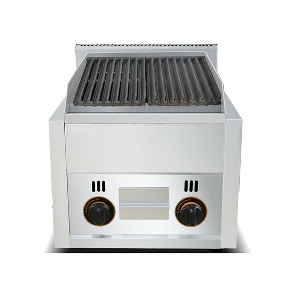 Commercial Gas Grill 2 Burner  Outdoor Garden Barbeque Coo Steel