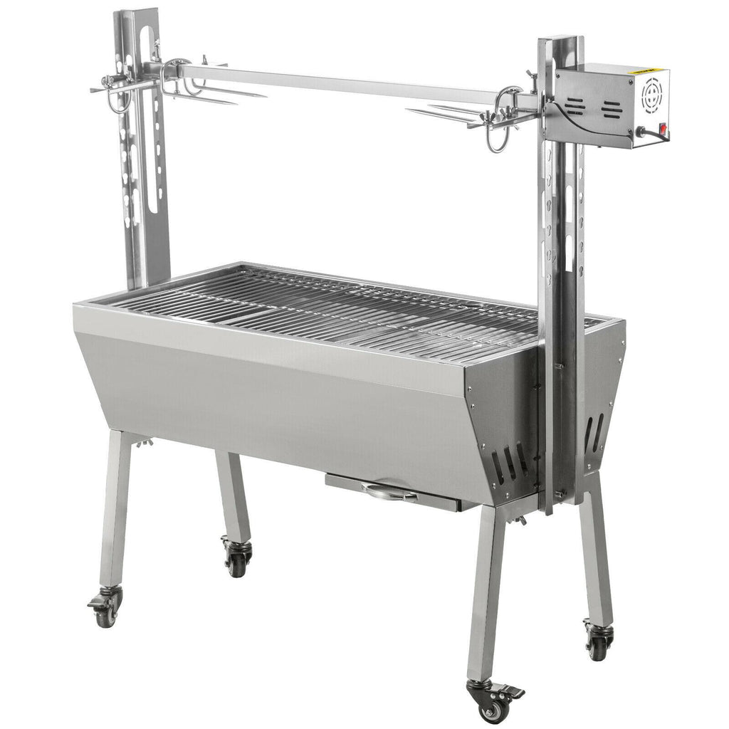25W 132 Lbs  Lamb BBQ Roaster Rotisserie Spit Pig Goat Trotter Electric
