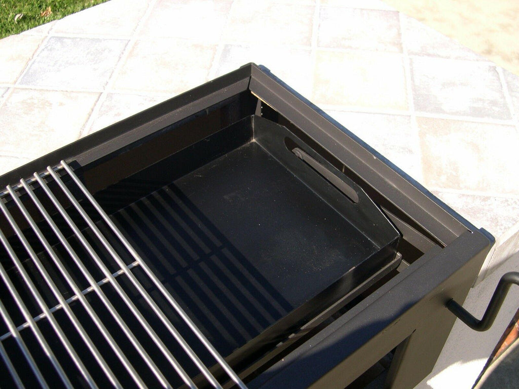 Charcoal/-In BBQ Grill 24" - Front Loader w/ SS CooGrids