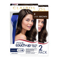 Clairol Root Touch-Up by Nice'n Easy Permanent Hair Dye, 4 Dark Brown Hair Color, 2 Count
