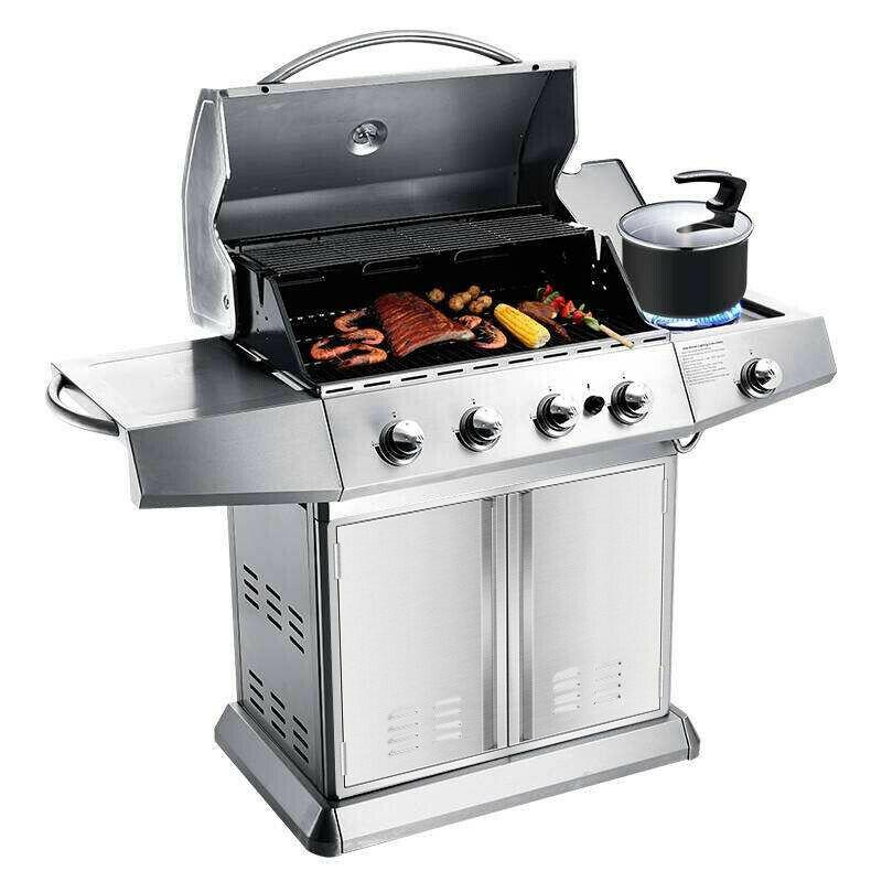 Outdoor Kitchen Doors 304  Steel Access BBQ Doors with Vents BBQ Island