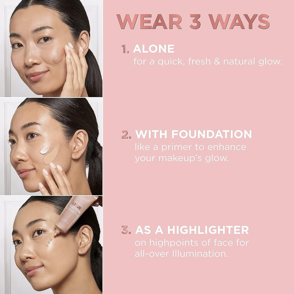 L’Oréal Paris Makeup True Match Lumi Glotion, Natural Glow Enhancer, Illuminator Highlighter Skin Tint, for an All Day Radiant Glow, Light, 1.35 Ounces
