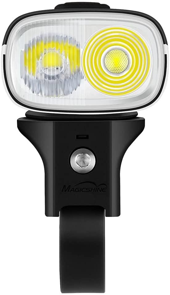 Magicshine RAY 2600 Bike Headlight. 2600 Lumen Output, Flood & Spot Beams, Light and Vibration Sensor, USB-C Rechargeable & Reverse Charging, IPX6 Waterproof Bicycle Light for MTB, Road Cycling