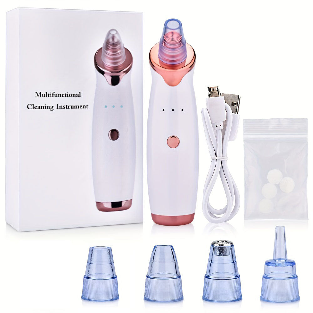 Multi-Functional Blackhead Remover Vacuum Tool For Pore Cleansing And Acne Treatment