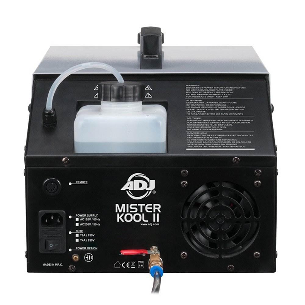 ADJ Mister Kool II Fog Machine  (2 Pack) + 1 Gallon Bottle of Fog Juice (2 Pack)