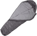 Winter Sleeping Pack, Zipper Closure Mummy Sleeping Bag Lightweight Soft Skin Friendly Warm with Adjustable Hood for Camping for Hiking