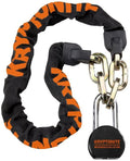 Kryptonite Messenger 9.5mm Chain & Moly Bicycle 11mm Padlock , Black