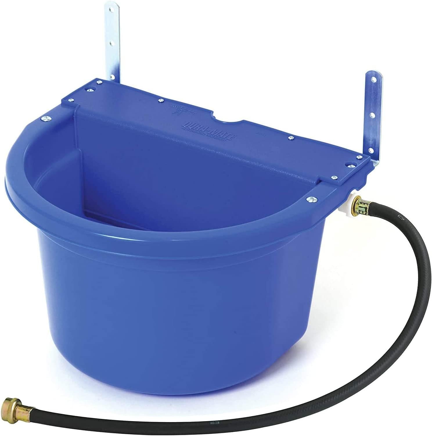 Little Giant FW16BLUE 4 Gallon Capacity Automatic Float Controlled Waterer Animal Horse & Cattle Livestock Water Trough, Blue (3 Pack)