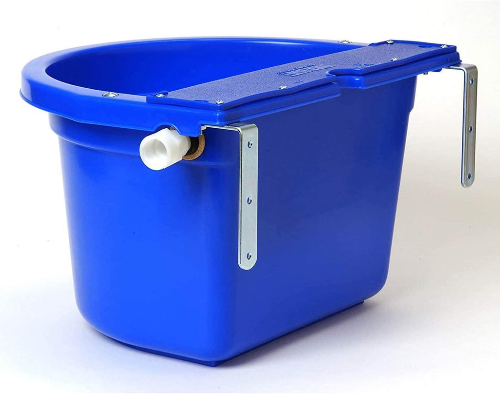 Little Giant FW16BLUE 4 Gallon Capacity Automatic Float Controlled Waterer Animal Horse & Cattle Livestock Water Trough, Blue (3 Pack)