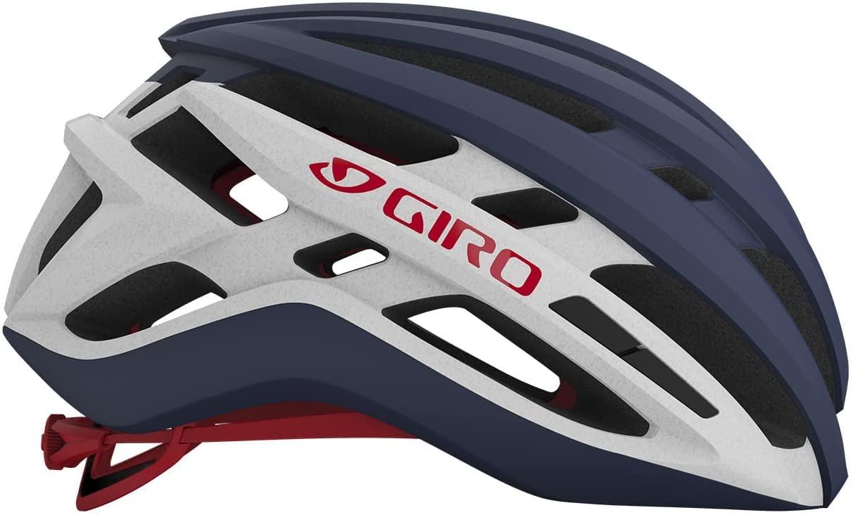 Giro Agilis MIPS Mens Road Cycling Helmet - Matte Midnight/White/Bright Red (2022), Medium