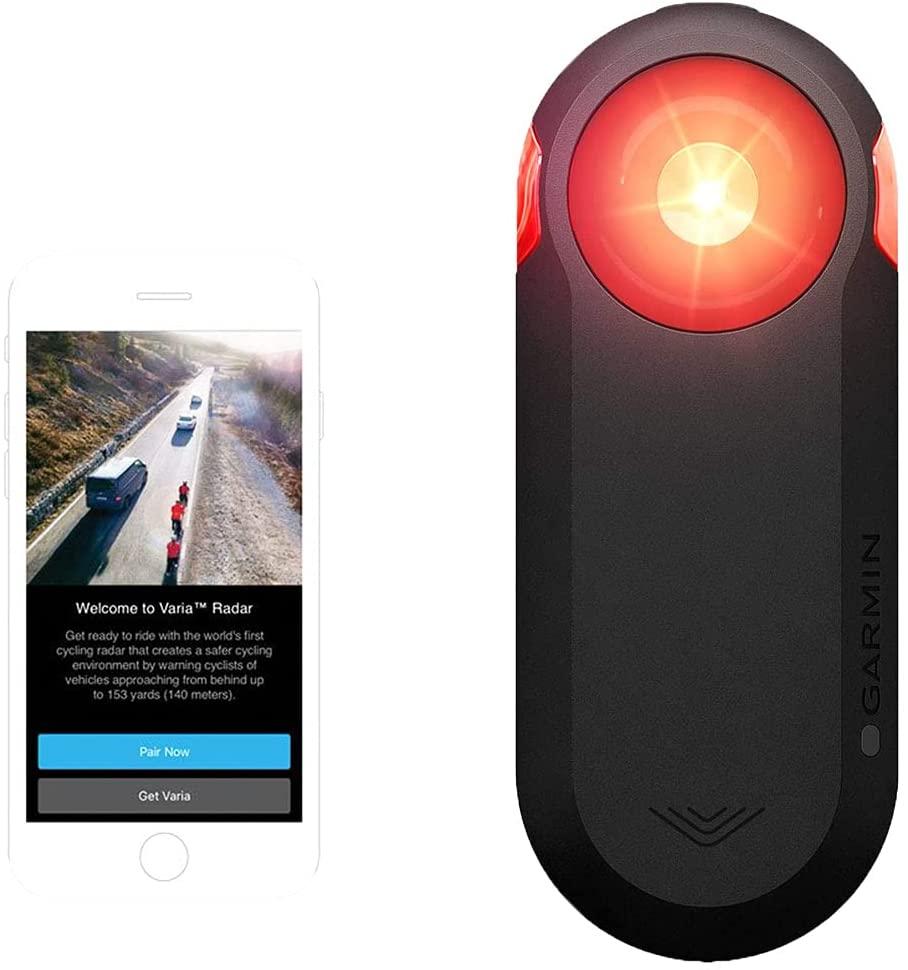 Garmin Varia RTL515 Cycling Rearview Radar/Tail Light Bundle with Bike Phone Mount and 1-Year Extended Accident Coverage (010-02376-000)