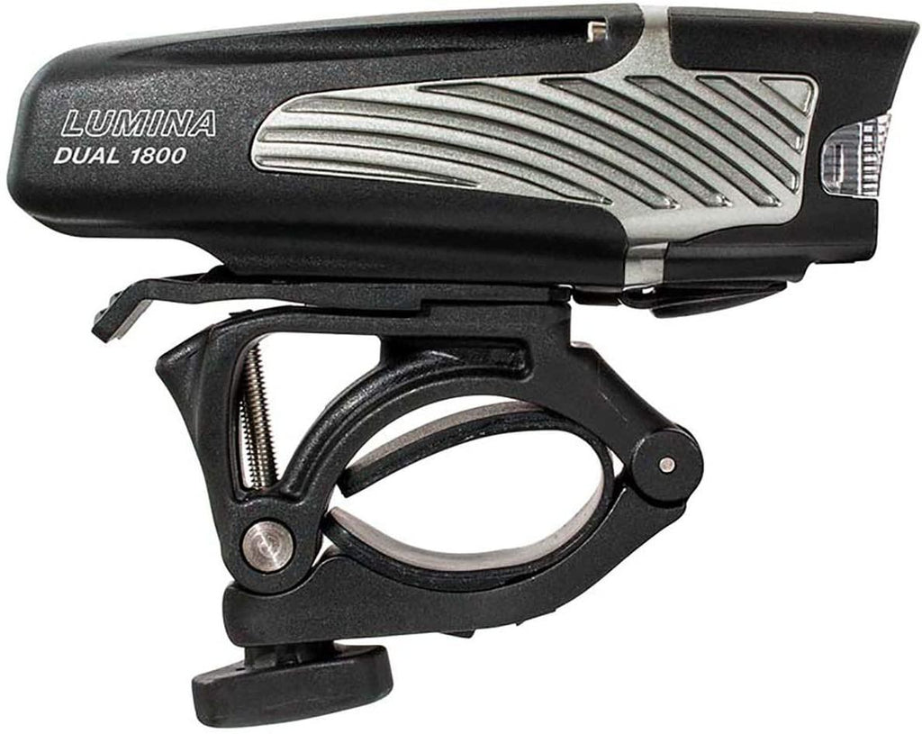 NiteRider Lumina Dual 1800 Rechargeable MTB Road Commuter Twin LED Bike Light Powerful Lumens Water Resistant Bicycle Headlight LED Front Light Easy to Install Cycling Safety