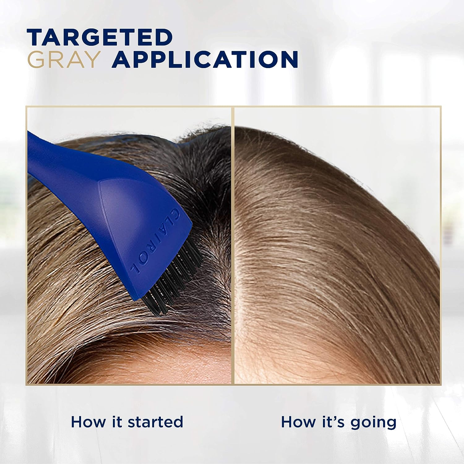 Clairol Root Touch-Up by Nice'n Easy Permanent Hair Dye, 4G Dark Golden Brown Hair Color, Pack of 1