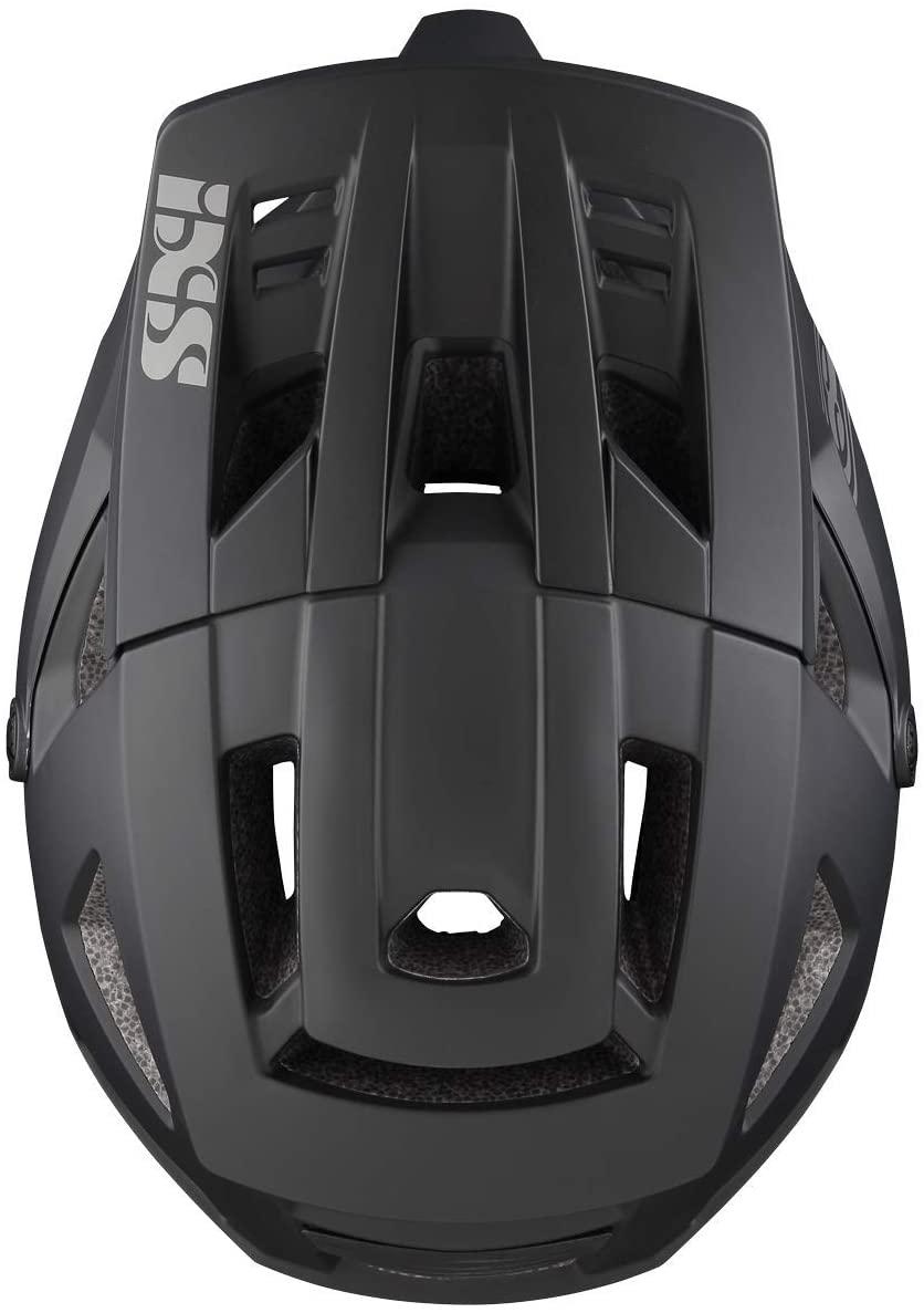 IXS Trigger FF MIPS Black Helmet (Small: 54-58cm), MIPS Brain Protection System, 360° Inmould Shell, Adjustable Straps, Magnetic Closure, Goggle Compatible Visor, ASTM for DH on Frontal Impact