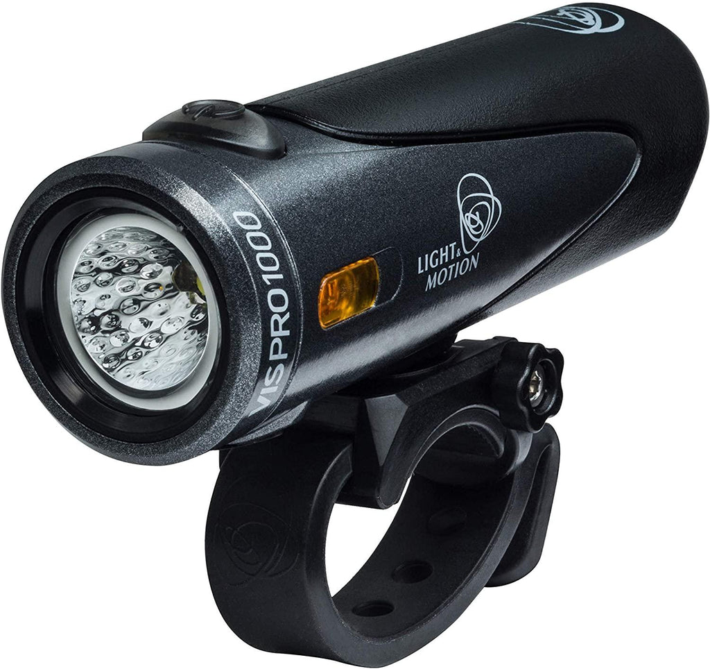 Light & Motion Vis Pro 1000 Blacktop, Light up The Road with 1000 lumens of raw Power, or Switch to SafePulse Mode for max Daytime Safety. Industry-Leading Reliability, Easy mounting, 4 Modes.