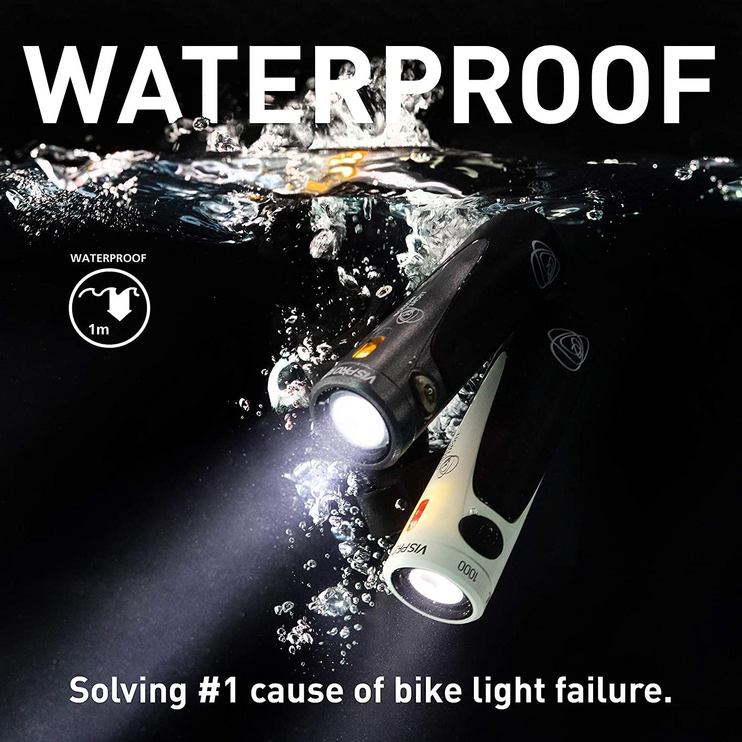 Light & Motion Vis 1000, Light up The Road or Trail with 1000 lumens of raw Power, or Switch to SafePulse Mode for Maximum Daytime Safety. Industry-Leading Reliability, Easy mounting, 4 Modes.