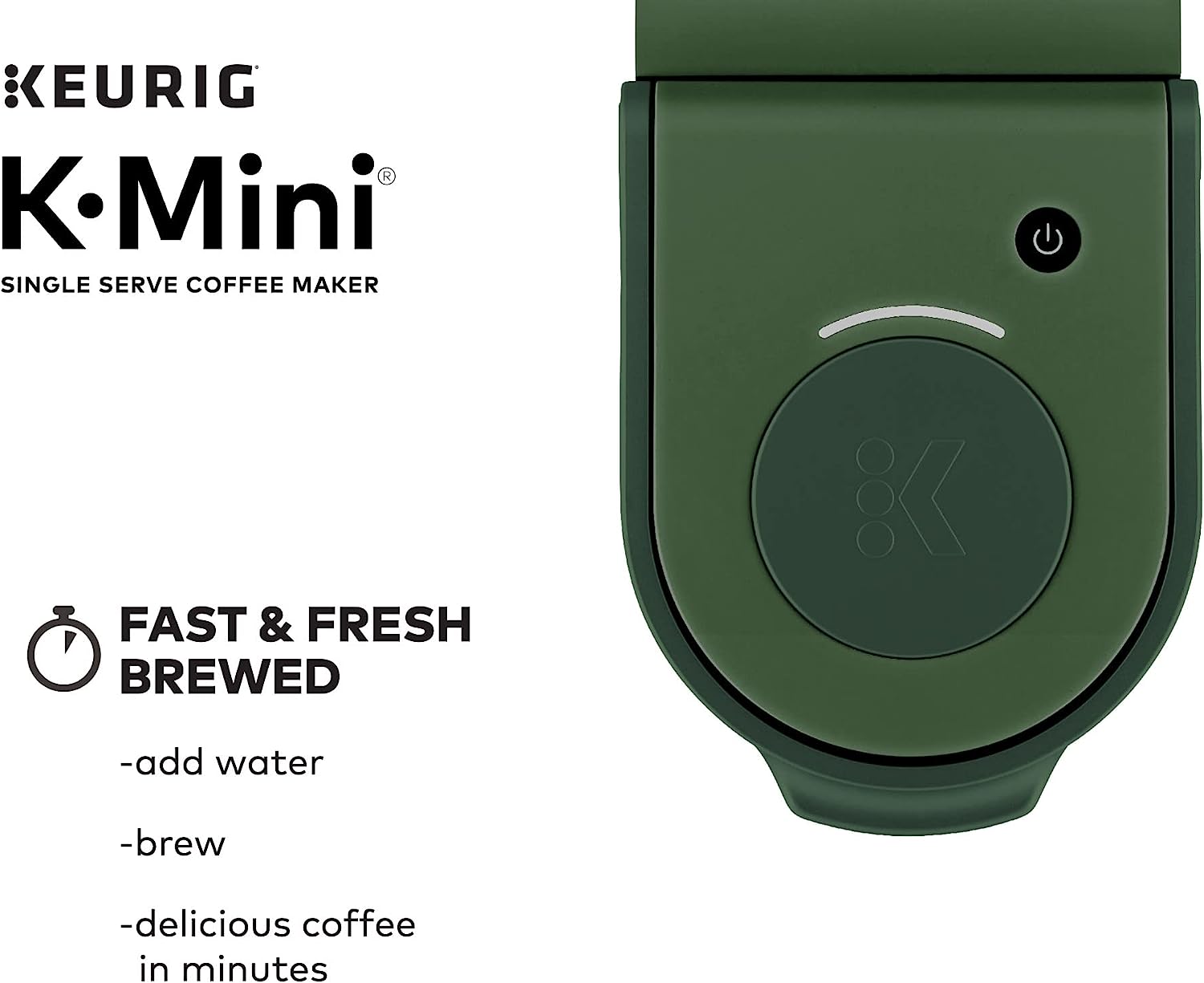 Keurig K-Mini Single Serve Coffee Maker, Evergreen