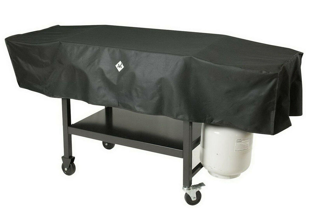 4 Burner Outdoor LP Gas Grill Griddle Top Portable Rolling 720 sq inch Propane